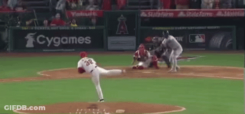 Baseball Player Number 32 Standing On Field GIF