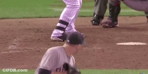 Baseball Player Number 33 On Field GIF