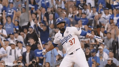 Baseball Player Number 35 About To Hit GIF