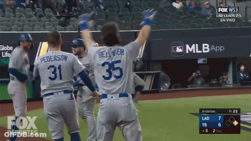 Baseball Player Number 35 GIF