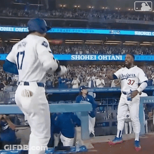 Baseball Player Number 37 GIF