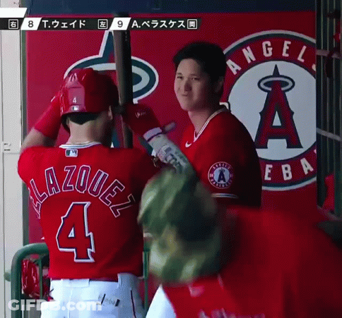 Baseball Player Number 4 GIF