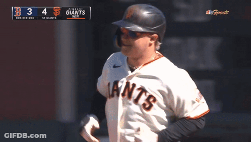Baseball Player Number 41 GIF