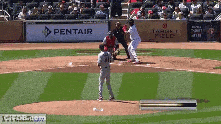 Baseball Player Number 41 GIF