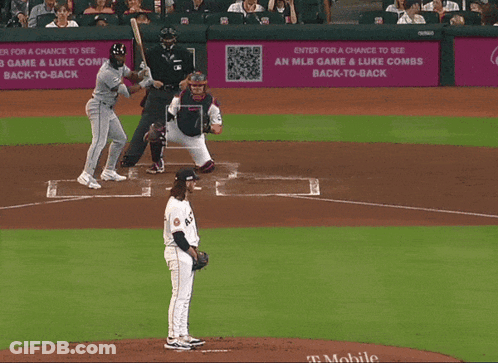Baseball Player Number 41 GIF