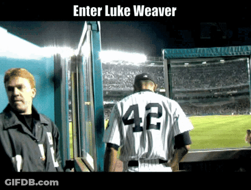 Baseball Player Number 42 Walking GIF