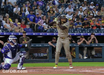 Baseball Player Number 44 At Bat GIF