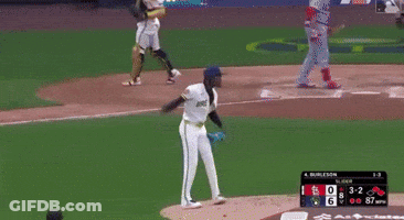 Baseball Player Number 45 GIF