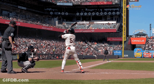 Baseball Player Number 5 GIF