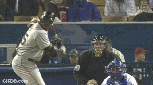 Baseball Player Number 5 GIF