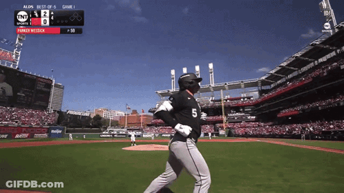 Baseball Player Number 5 On Shirt GIF