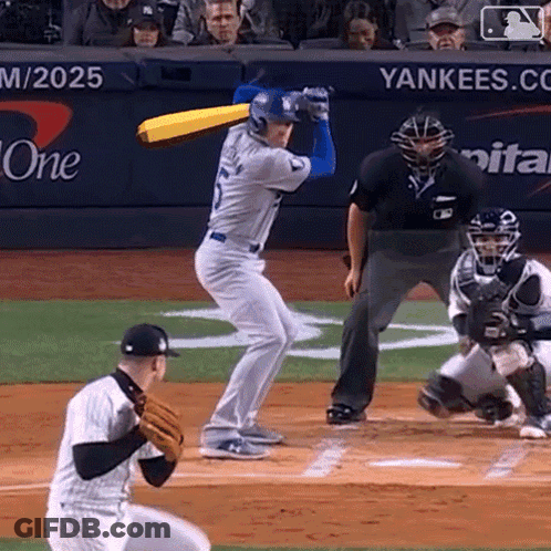 Baseball Player Number 5 Swinging GIF