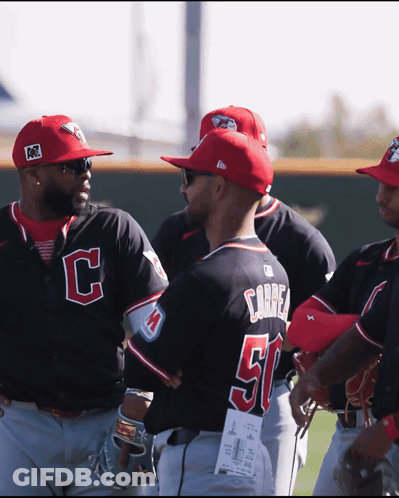 Baseball Player Number 50 Talking GIF