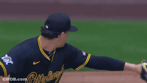 Baseball Player Number 6 GIF