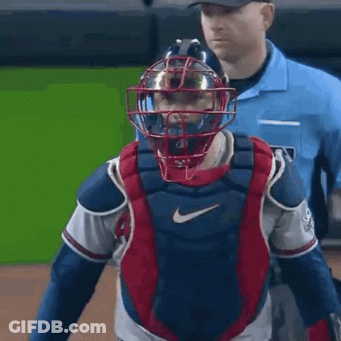 Baseball Player Number 6 GIF