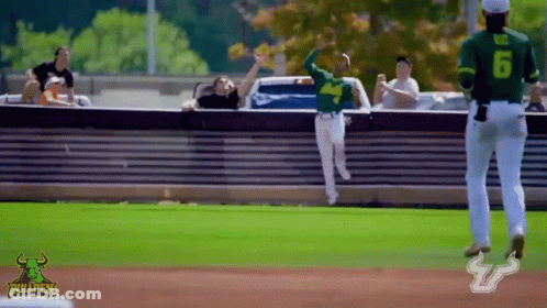 Baseball Player Number 6 Running To Base GIF
