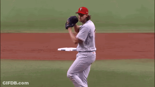 Baseball Player Number 7 GIF