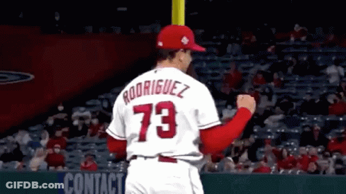 Baseball Player Number 73 Jersey GIF
