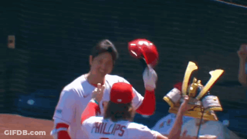 Baseball Player Number 8 GIF