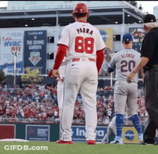 Baseball Player Number 88 GIF