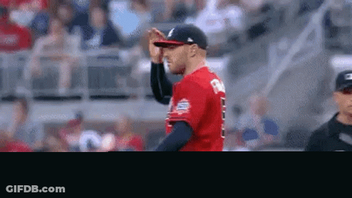 Baseball Player On Field During Game GIF