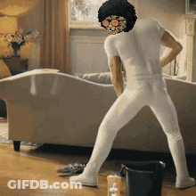 Baseball Player Ready To Swing Bat In Front Of Arrow Ad GIF