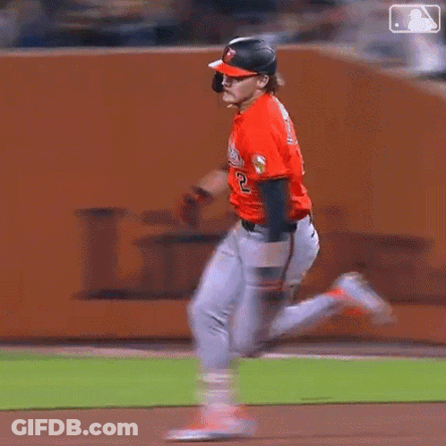 Baseball Player Running During Game GIF