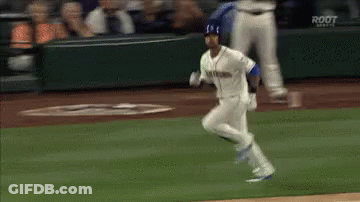 Baseball Player Running On Field GIF