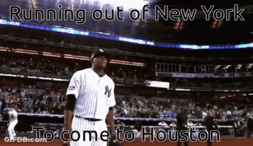 Baseball Player Running Out Of New York GIF