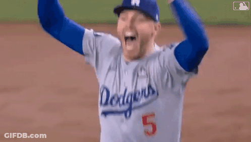 Baseball Player Screaming Holding Glove GIF