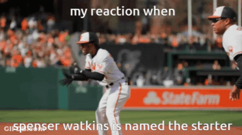 Baseball Player Spenser Watkins GIF