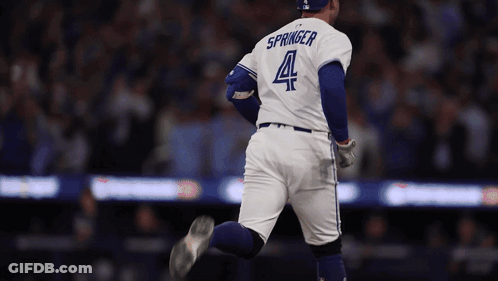 Baseball Player Springer GIF