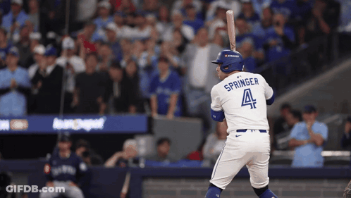 Baseball Player Springer GIF