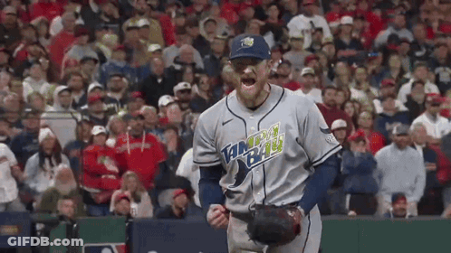Baseball Player Standing On Field GIF