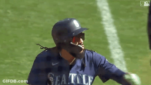 Baseball Player Swinging Bat GIF