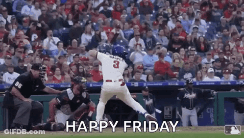 Baseball Player Swinging Bat GIF