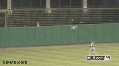 Baseball Player Throwing Ball Gato Swings GIF