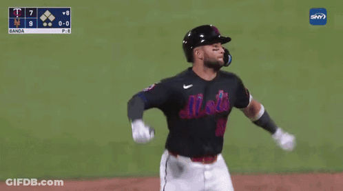 Baseball Player Throwing Ball In Number 8 Jersey GIF