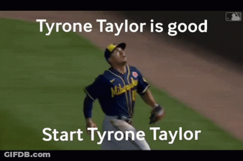 Baseball Player Tyrone Taylor Good Start GIF