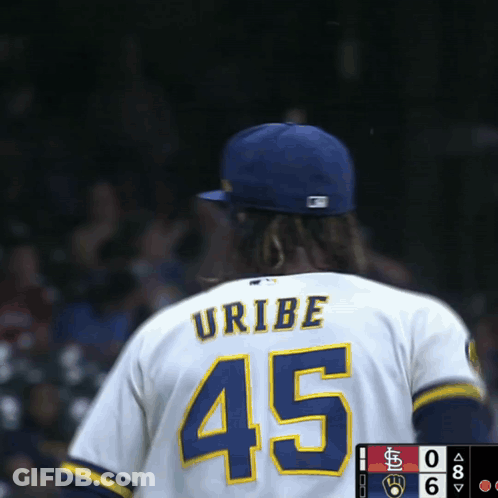 Baseball Player Uribe GIF