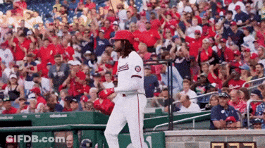 Baseball Player Walking To Dugout GIF