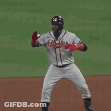 Baseball Player Wearing Helmet With Letter K GIF