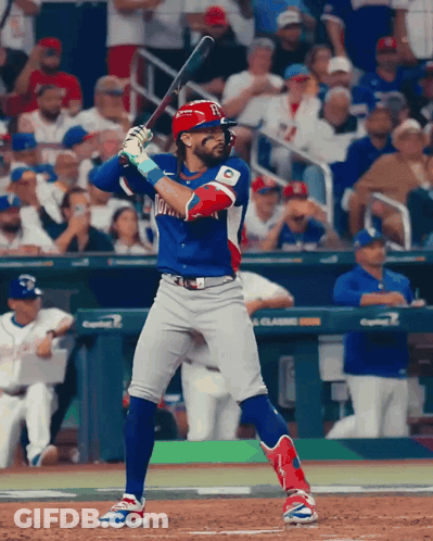 Baseball Player Wearing Jersey With Word Toronto GIF