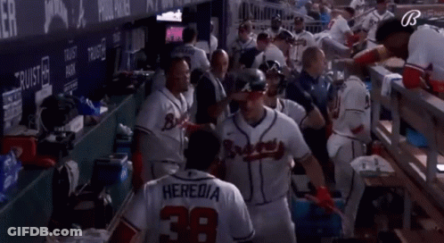 Baseball Player Wearing Number 38 Jersey GIF