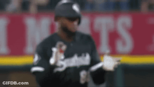 Baseball Player Wearing Number 80 Jersey GIF