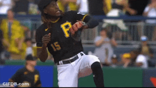 Baseball Player Wearing P Jersey GIF