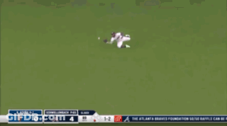 Baseball Player With A On Hat GIF