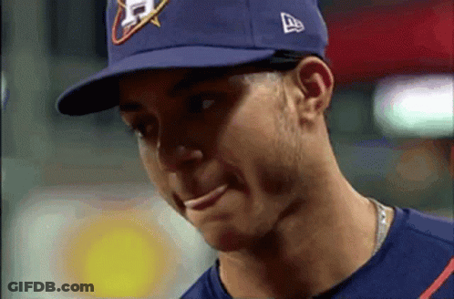 Baseball Player With Astros Hat GIF