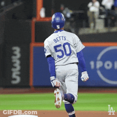 Baseball Player With Betts On Back GIF