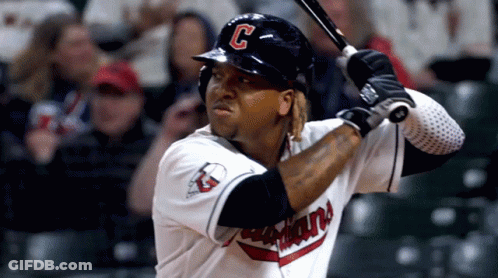 Baseball Player With C Hat GIF